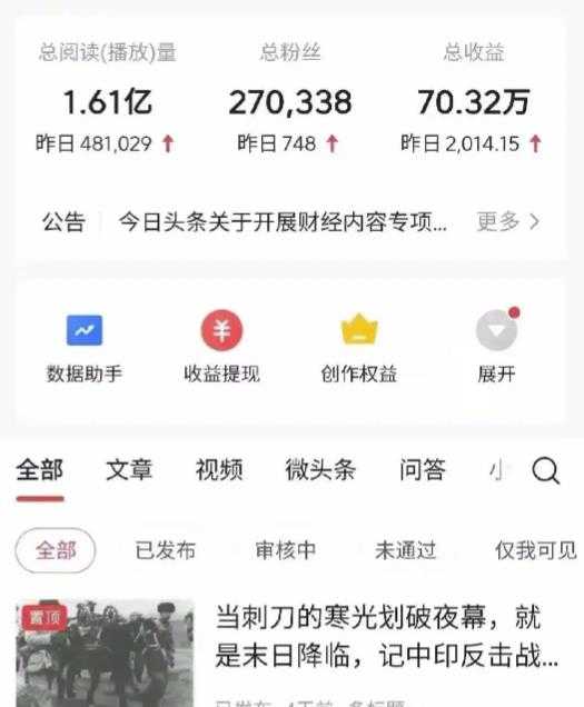 图片[2]-2022年最新中视频变现最稳最长期的项目，一个账号月入几万很简单-鸿昇发网课