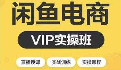 闲鱼副业项目月入过万进阶课程，教你掌握闲鱼电商所需的各项技能-鸿昇发网课