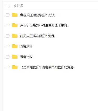 图片[1]-左小姐-直播带货俱乐部十三行、无人直播，全套教程附：工具、文档、话术资料-鸿昇发网课