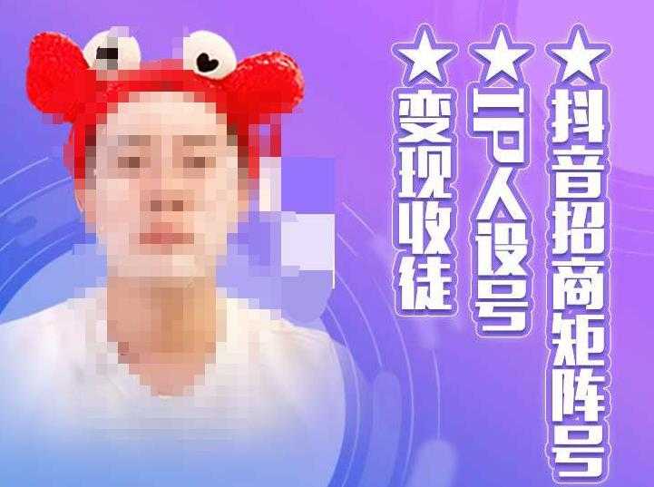 抖音招商矩阵号+IP人设号+变现收徒,教你如何做抖音,通过抖音如何变现-鸿昇发网课